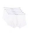 Paul Smith Logo-print Organic Cotton Boxers (pack Of Five) In White