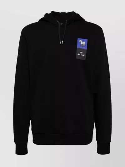 PAUL SMITH LOGO PRINT ORGANIC COTTON HOODIE