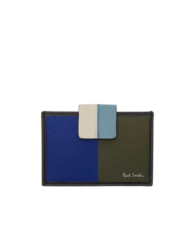 Paul Smith Logo Snap Wallet In Multicolor