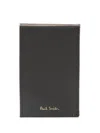 Paul Smith Signature Stripe-print Leather Cardholder In Brown