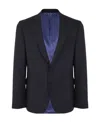 Paul Smith Logo Suit Jacket In Black