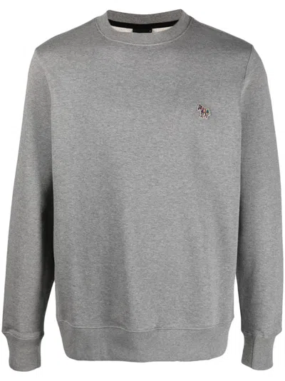 Paul Smith Logo Sweatshirt In Gray