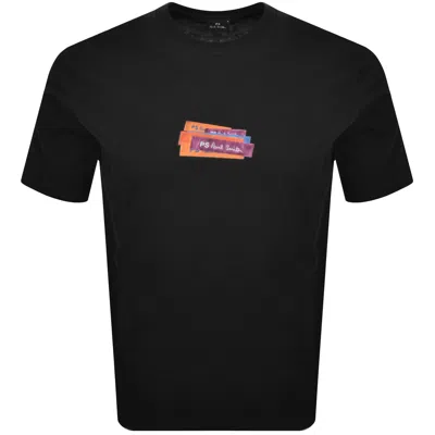 Paul Smith Logo T Shirt Black