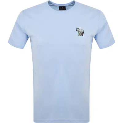 Paul Smith Logo T Shirt Blue