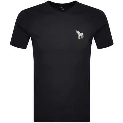 Paul Smith Logo T Shirt Navy In Blue