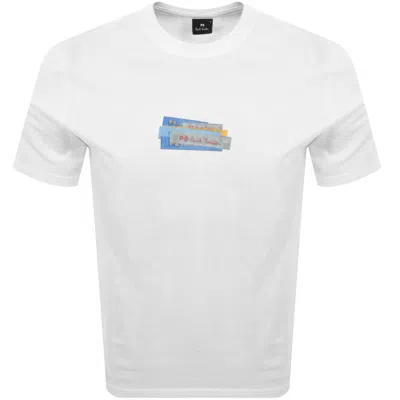 Paul Smith Logo T Shirt White