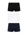 Paul Smith Logo-waistband Briefs (pack Of Three) In Black