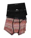 Paul Smith Signautre Stripe 3pack Boxers In Black