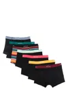 Paul Smith Logo-waistband Pack Set In Black