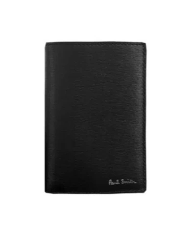 Paul Smith Leather Bi-fold Wallet In In Black
