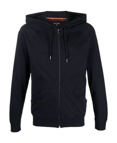 PAUL SMITH PAUL SMITH JERSEY ZIP LOUNGE HOODIE
