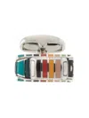 Paul Smith Crystal Rectangular Zinc Cufflinks