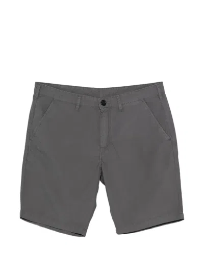 Paul Smith Logo-patch Shorts In Gray