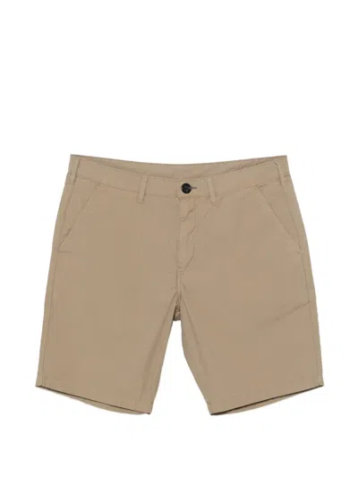 Paul Smith Logo-patch Shorts In Neutral