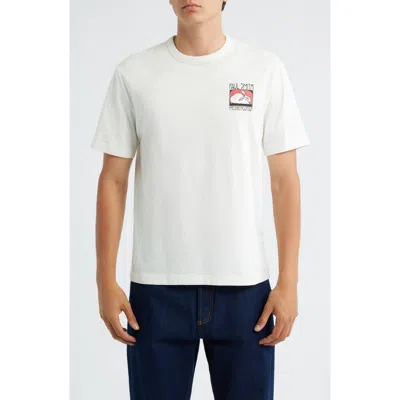 Paul Smith London Casual Fit Phoenix Mountain Organic Cotton Graphic T-shirt In White