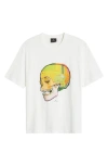 Paul Smith London Skull Sketch Cotton Graphic T-shirt In White