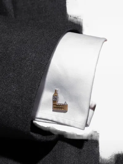 Paul Smith London Souvenir Cufflinks In Gold