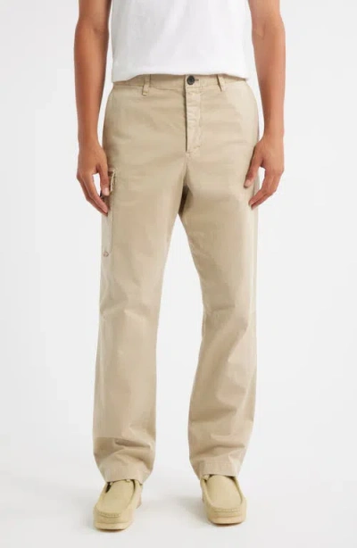 Paul Smith London Stretch Organic Cotton Cargo Pants In Neutral
