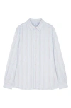 Paul Smith Mens Long Sleeve Regular Fit Striped Shirt In White