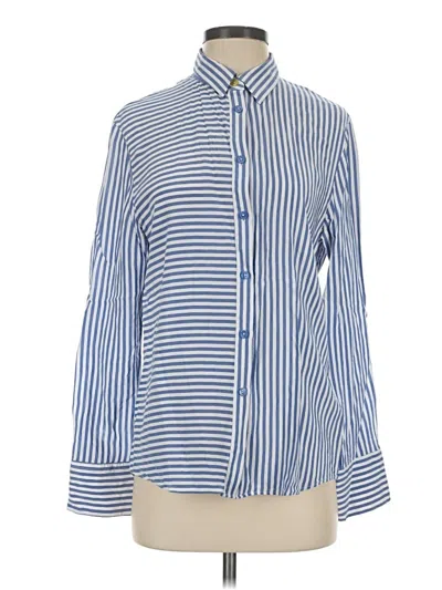 Pre-owned Paul Smith Long Sleeve Button Down Shirt In Blue