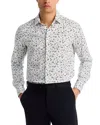 Paul Smith Long Sleeve Button Front Shirt In Multi