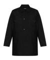 Paul Smith Single-breasted Wool Coat In Black