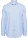 Paul Smith Long-sleeve Cotton Shirt In Blue