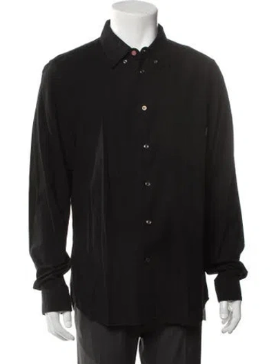 Pre-owned Paul Smith Long Sleeve Dress Shirt In Black
