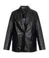Paul Smith Long Sleeve Leather Blazer