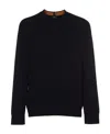 Paul Smith Long-sleeve Merino-wool Jumper In Black