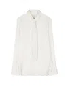 Paul Smith Long Sleeve White Shirt With Removable Tie