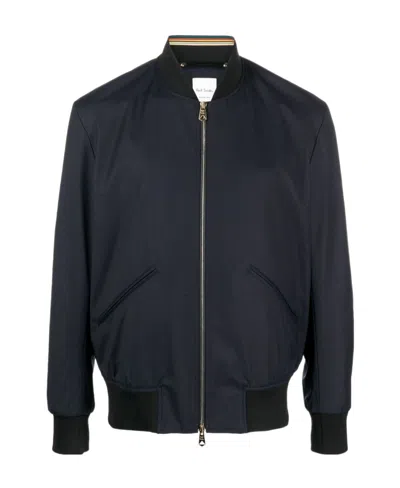 Paul Smith Long-sleeved Casual Jacket In Black