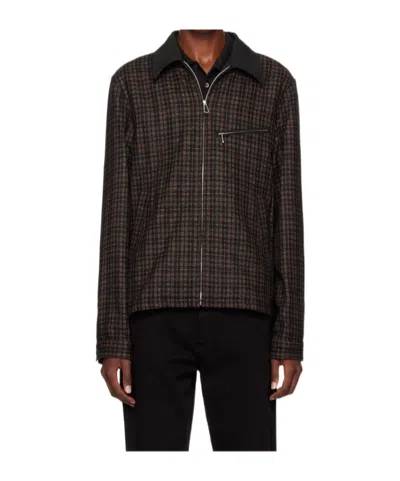 Paul Smith Long-sleeved Casual Jacket In Black