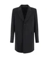 Paul Smith Long-sleeved Coat In Black