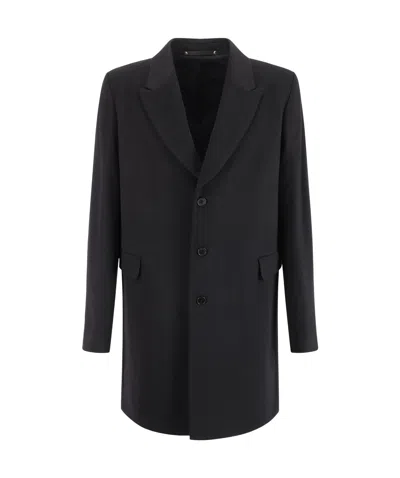Paul Smith Long-sleeved Coat In Black