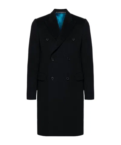 Paul Smith Long-sleeved Coat In Black
