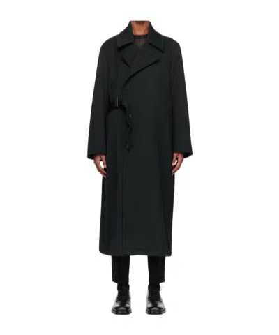 Paul Smith Long-sleeved Coat In Black
