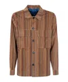 Paul Smith Mens Shirt Jacket Clothing In Brown