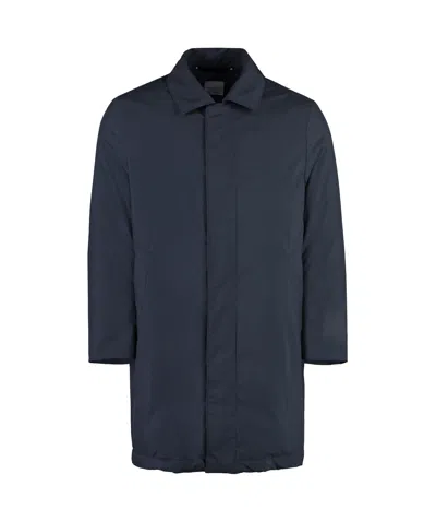 Paul Smith Long-sleeved Parka Coat In Black