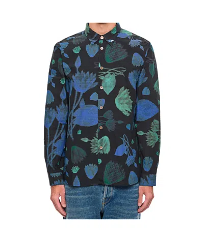 Paul Smith Long-sleeved Shirt In Black