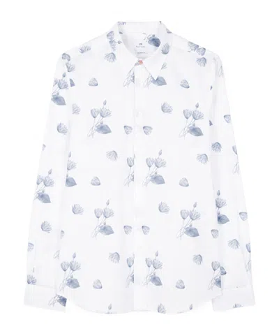 Paul Smith Long-sleeved Shirt In White