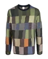 Paul Smith Multicolor Crewneck Sweater In Black