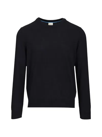Paul Smith Long-sleeve Crew Neck Sweater In Black
