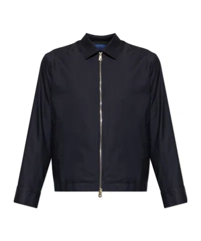 Paul Smith Long-sleeved Casual Jacket In Animal Print