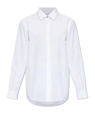 Paul Smith Long-sleeved Shirt In White