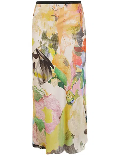 Paul Smith Longuette Skirt In Multicolour
