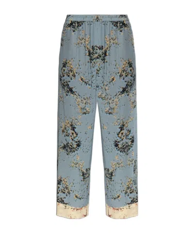 Paul Smith Loose Fit Trousers In Blue