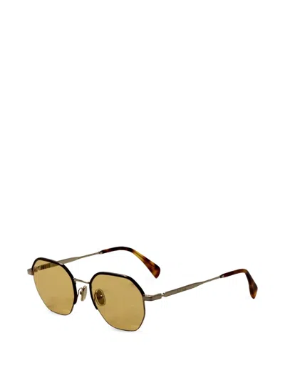 Paul Smith Lovell Geometric-frame Sunglasses In Yellow