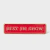 Paul Smith Loves Barbour - Best In Show Pin Badge White In White