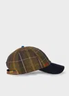 Paul Smith Tartan-pattern Corduroy Cap In Multi
